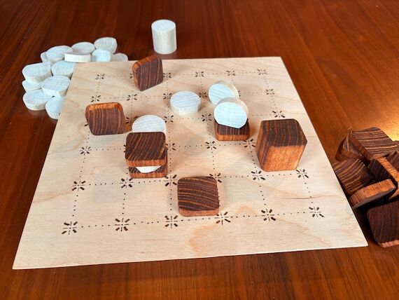 Tak Wooden Strategy Board Game...