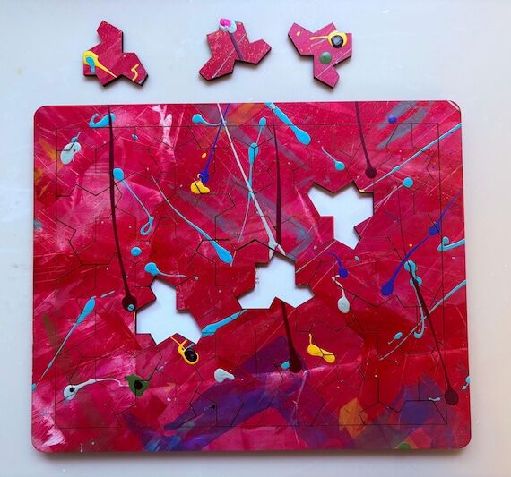 Tray Puzzle from Original Artwork...