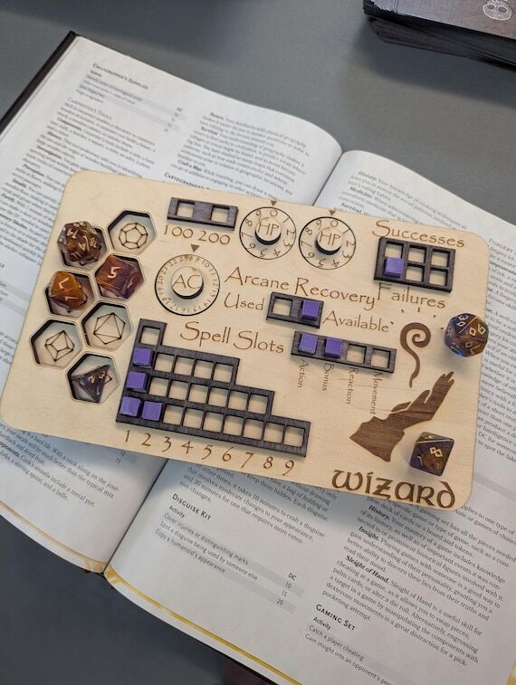 Deluxe Handmade Laser Cut Wooden Wizard updat...