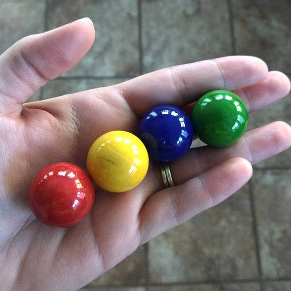 1" marbles and dice set, replacement set...