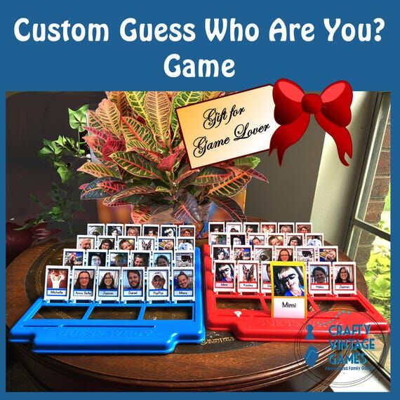 Guess Who Personalized Game, family reunion g...