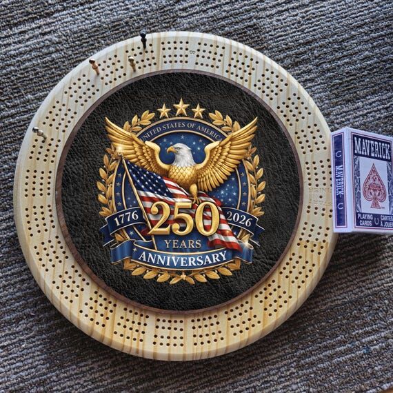 250th Anniversary USA Cribbage Boards...