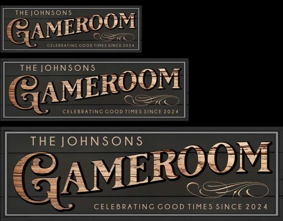 Personalized Game room Canvas Print...