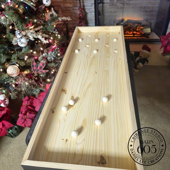 wooden ball challenge board game...