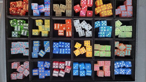Made-to-Order Sharp Edge D6 Resin Dice (Set o...
