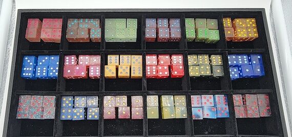 Handmade Resin Dice - Your Choice Sharp Edge ...