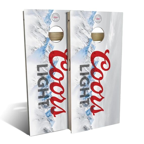 Coors Light Cornhole Boards, Outdoor Game Set...