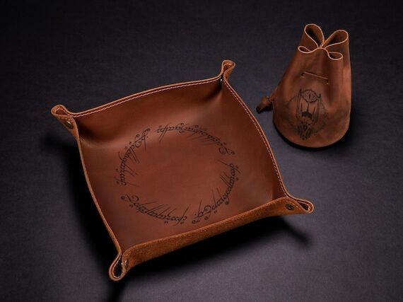 Rolling Dice Tray, Personalized, Leather Dice...
