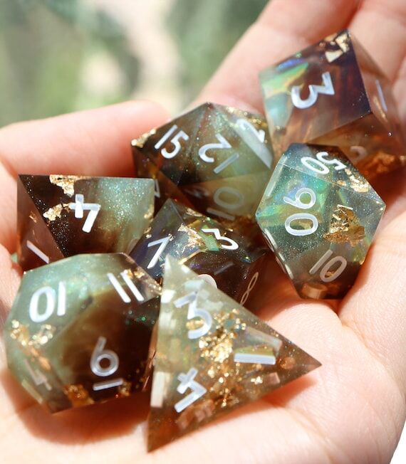 Earthtones - nature dice, druid dice, ranger ...