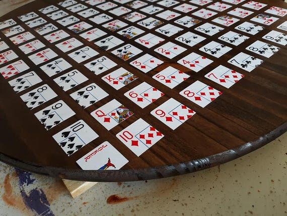 Handmade Sequence Game Board: 24" Round ...