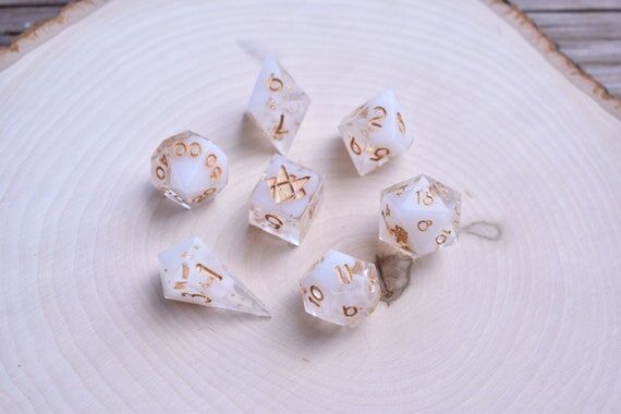 Blessed Divinity - Handmade White and Gold Di...