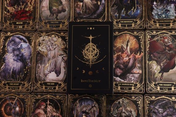 Handmade Elden Ring Tarot Card, Elden Magic C...