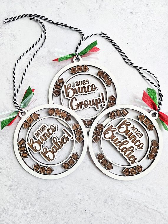2026 Bunco Ornament | Personalize up to 12 na...