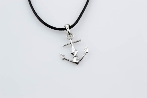 Sterling Silver Anchor Pendant: Jaina Inspire...