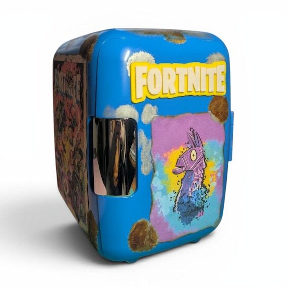 Blue Llama Mini Fridge Cooler | Royale Gaming...