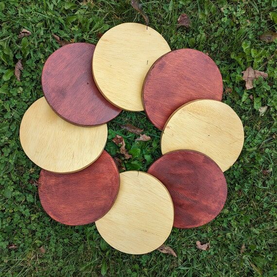 Wooden Nickels Yard Game, Handcrafted Lawn Ga...