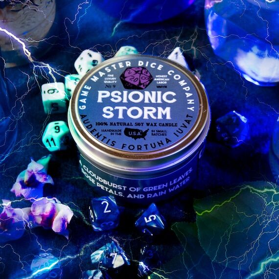 Psionic Storm Gaming Candle | Soy Candle | Ge...