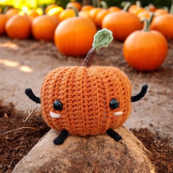 Crochet Pumpkin Junimo...