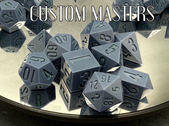 CUSTOM-MADE 3d Printed Dice Masters...