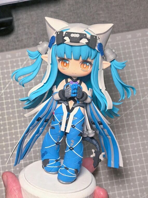 CHIBI OC Figure Commission, Personalized Scul...
