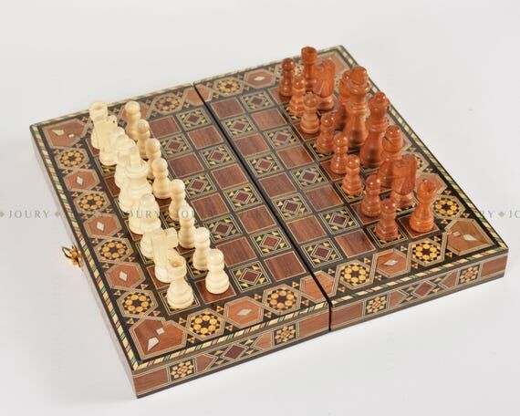 Luxury Backgammon Board, HQ Chess and Backgam...