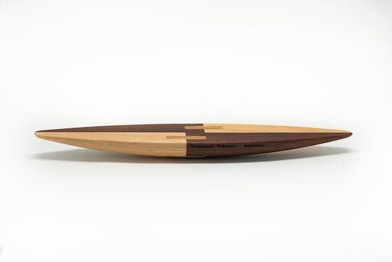 25cm Ash Wood Rattleback - Handmade Physics ...