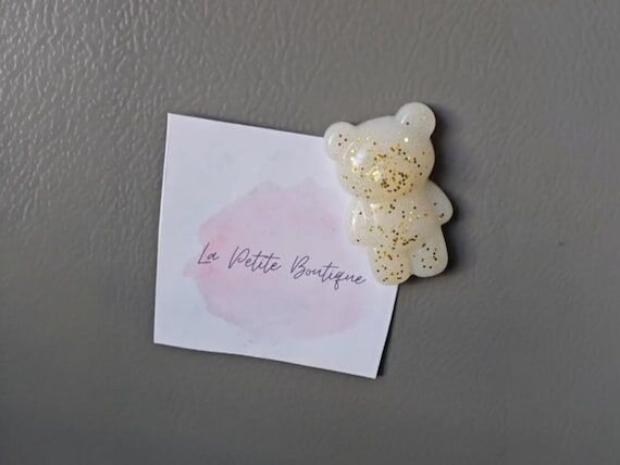 Resin Teddy Bear Magnets – Handmade Fridge ...