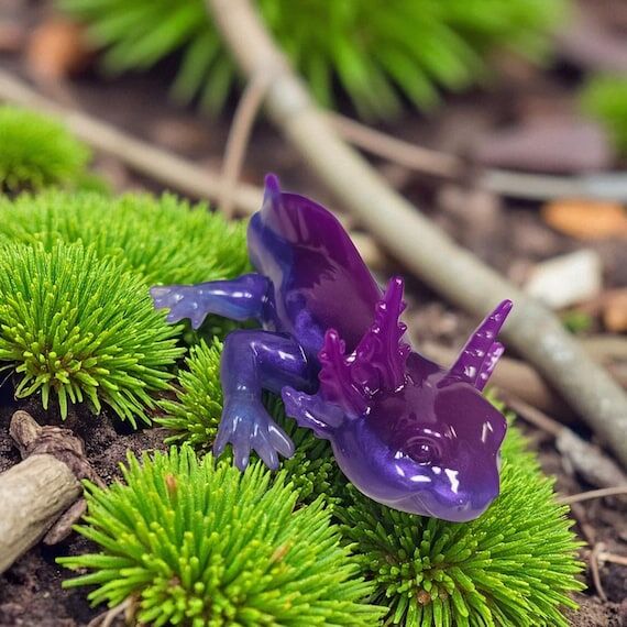 Large Custom Resin Axolotl Figurine – Adora...