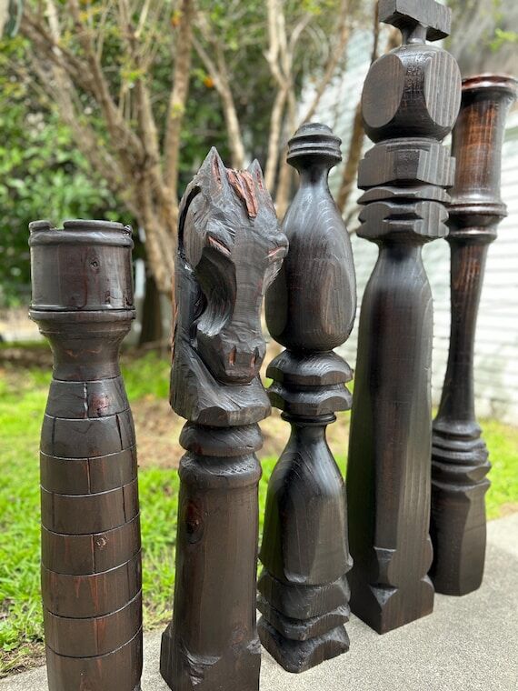 LARGE Handmade Playable Chess sculptures for ...
