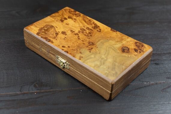 Mini Olive Wood Backgammon Set - Handmade Gre...