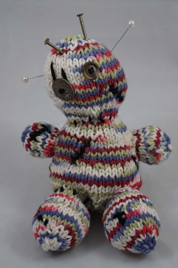 Handmade Knitted Zombie Stuffed Animal: Soft ...
