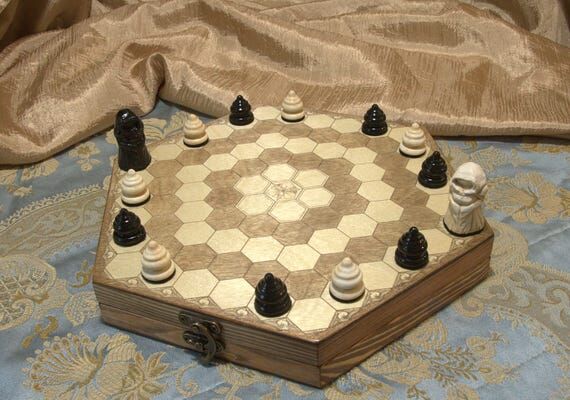 Queen's Guards Board Game: Handcrafted Wooden...