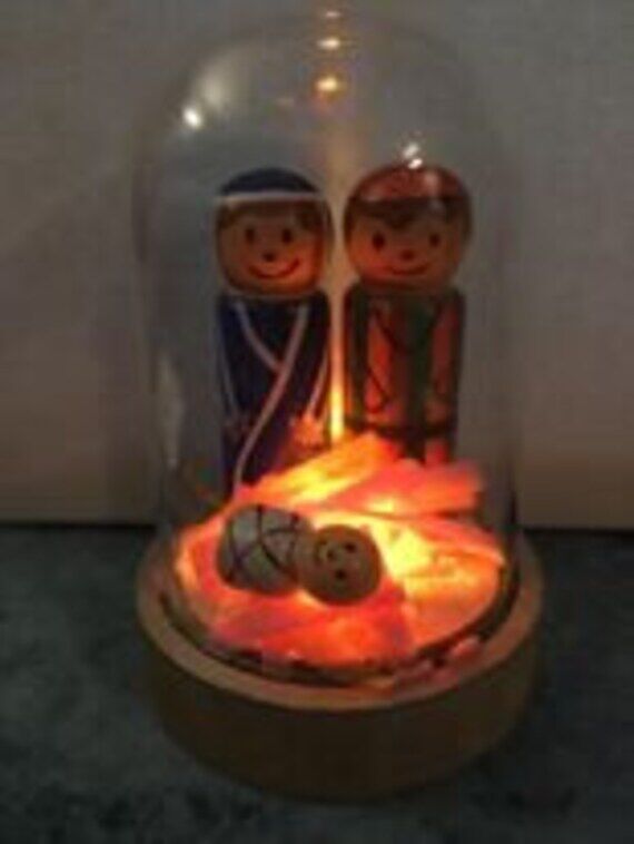 Christmas decoration, Nativity Glass globe, C...