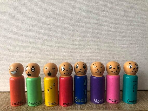 Emotion peg doll set, Peg doll set, SEN resou...