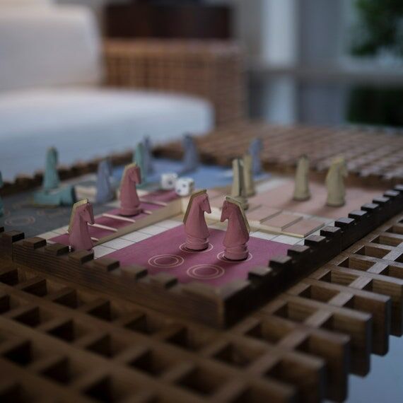 Handcrafted Trojan Horse Ludo Game: Cement Ho...
