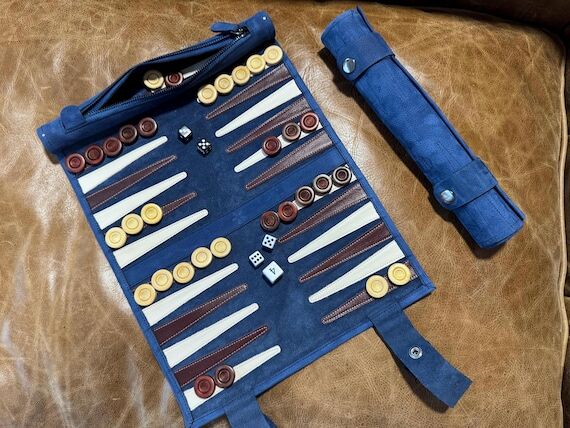 MELIA Outlet - Leather Backgammon – Rollabl...