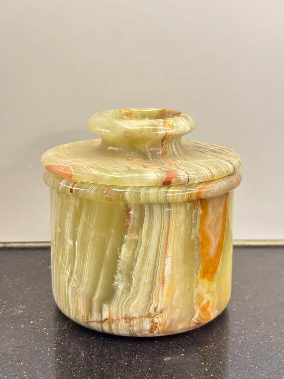 Marble Butter Keeper | Handmade Stone Butter ...