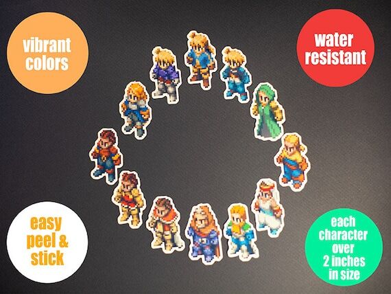 Final Fantasy Tactics Stickers | Complete Vin...