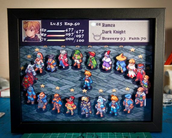 Final Fantasy Tactics 3D Diorama • Job Clas...