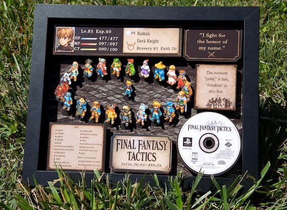 Final Fantasy Tactics Deluxe Shadow box -Cust...