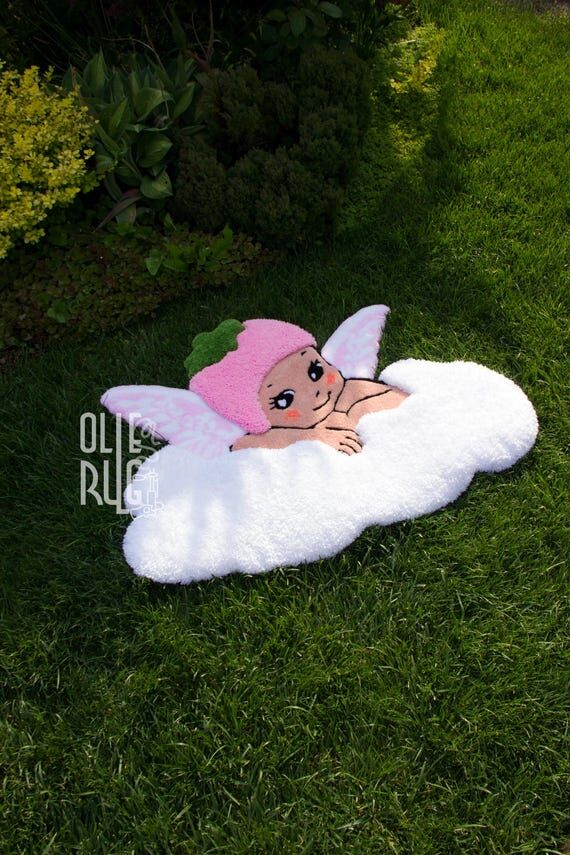 Kawaii Sonny Angel 3D Rug – Handmade Tufted...