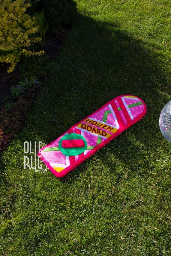 Hoverboard Back to the Future Tufted Rug, Han...