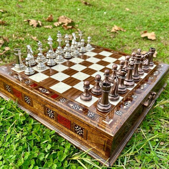 Luxury Handmade Chess Set, Valentine’s Day ...