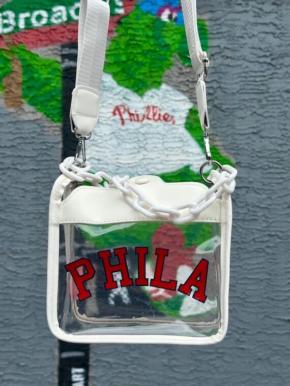 PHILA Clear Crossbody Bag – Stadium Approve...