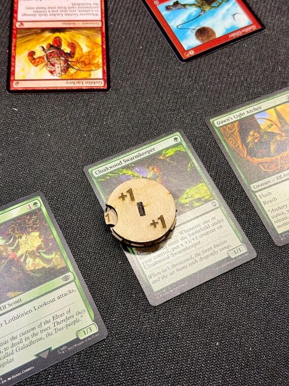 Magnetic MTG +1/+1 -1/-1 Counter Dial Tracker...
