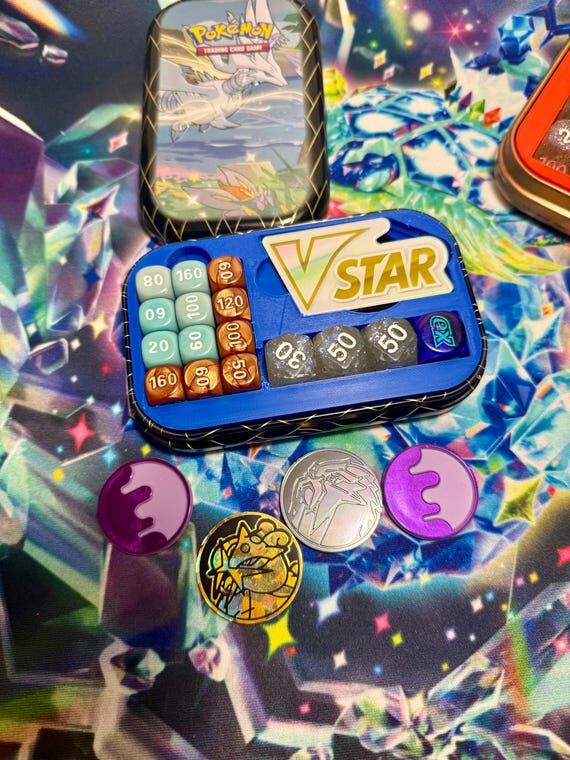 Pokémon Mini Tin TCG Insert | Dice & Token O...