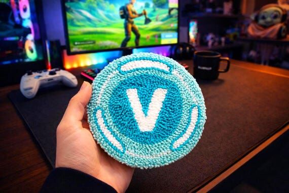 F - Game Punch Needle Coaster – Gamer Room ...