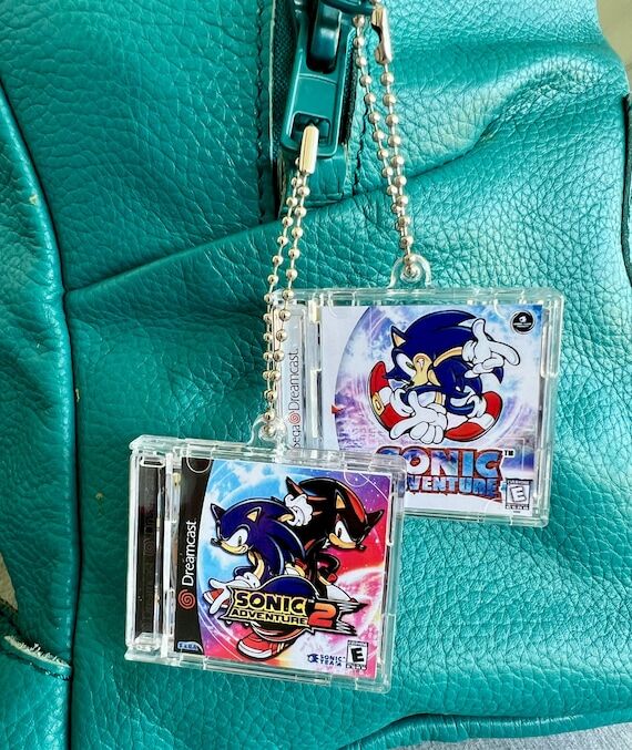 Sonic Adventure NFC Keychain: Handmade Sega D...