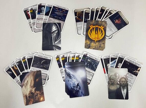 Battlestar Galactica Board Game Cards: Base G...