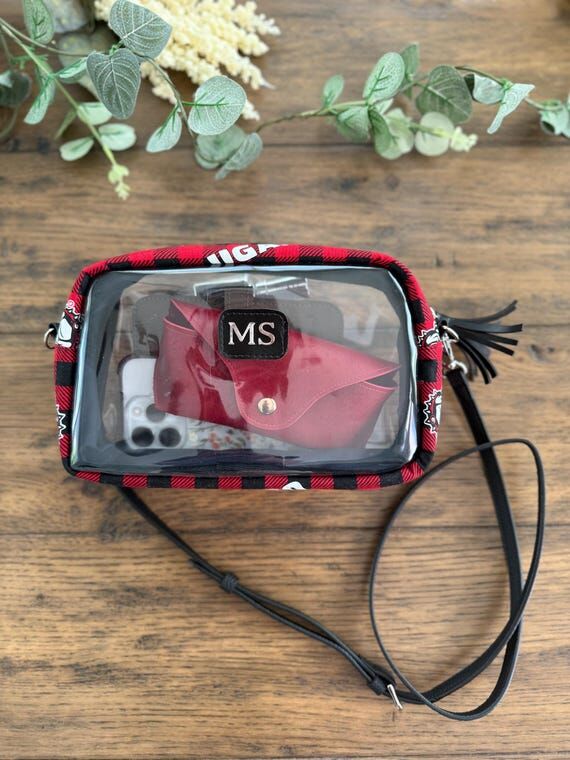 College Clear Stadium Bag: Handmade Game Day ...